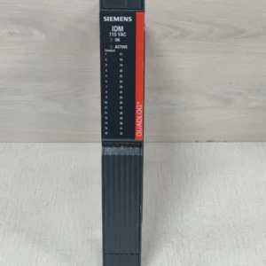 USED SIEMENS QLIDM115ACBBN ROM VER.3.00 QUADLOG IDM INPUT DISCRETE MODULE 115VAC