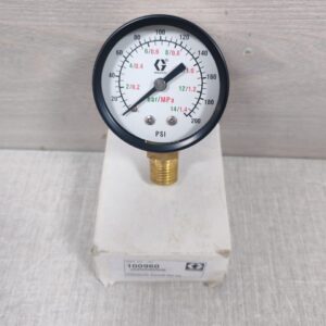 GRACO 100960 PRESSURE GAUGE 200 PSI / NEW OPEN BOX