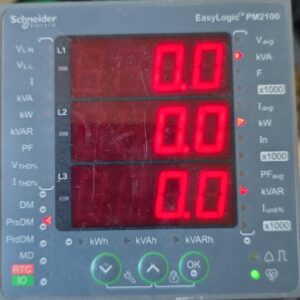 USED SCHNEIDER ELECTRIC EASYLOGIC PM2100 POWER METER METSEPM2120 FW V01.21