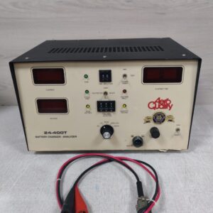 USED AERO QUALITY 24-400T BATTERY CHARGER ANALYZER 240V 2A 50-60Hz
