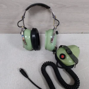 USED David Clark H9910 Headset-Mic Shield 41031G-01-missing headpad