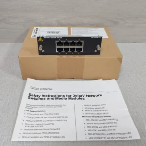 Emerson Deltav RM100-EM-8TX Network Switch RM100 8-Port Expansion Module / NEW OPEN BOX