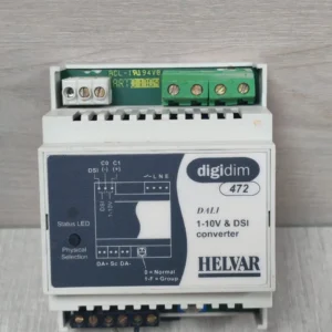 USED Helvar 472 DALI 1-10V & DSI Converter V3.01