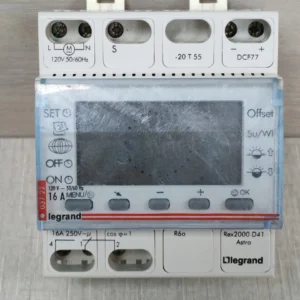 USED Legrand 037 22 Astro Time Switch Rex2000 D41