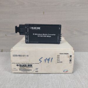 BLACK BOX LGC320A-R2 IE-MINIATURE MEDIA CONVERTER 10/100/1000 MBPS / NEW OPEN BOX