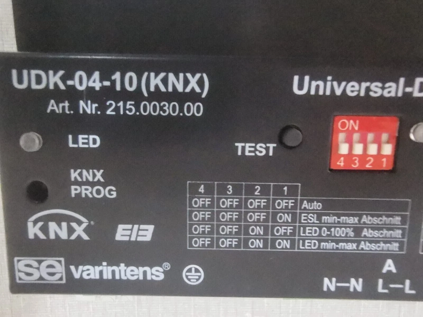 Varintens UDK-04-10 (KNX) Universal Dimmer / NEW OPEN BOX - Image 2