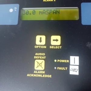 USED ENMET ISA-60M GAS OXYGEN MONITOR ALARM2 3RELAY 100-240VAC,0/9A.50/60Hz -W/O CLIP