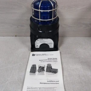 FEDERAL SIGNAL G-STR-120-D-B VISUAL STROBE 120V BLUE- NEW W/ FILTHY BOX