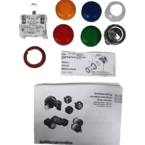 Stahl 8010/2-01 Led Indicator Light with 8602C3-054-B Actuator Pushbutton / NEW OPEN BOX