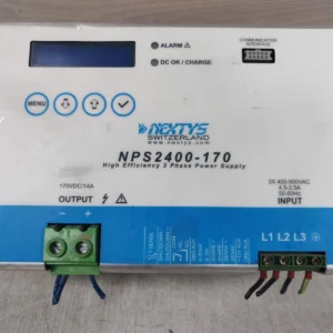 USED NEXTYS NPS2400 / NPS2400-170 High Efficiency 3 Phase Power Supply