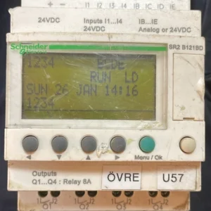 USED SCHNEIDER ZELIO SR2 B121BD 88960041 LOGIC RELAY 24VDC- TRIED & TESTED