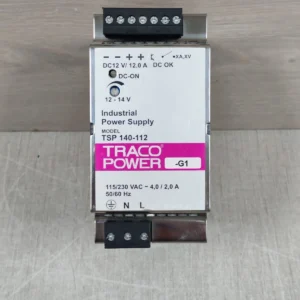 USED TRACO POWER TSP 140-112 INDUSTRIAL POWER SUPPLY 115/230VAC