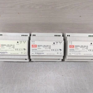 USED LOT 3PCS MEANWELL DR-100-12 POWER SUPPLY 100-240VAC