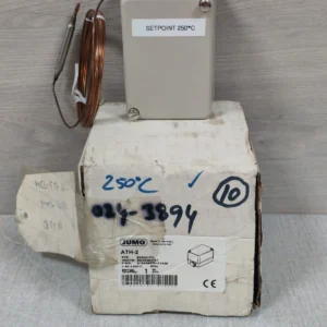 JUMO ATH-2 603021/02 SURFACE-MOUNTED THERMOSTAT -NEW W/ FILTHY BOX