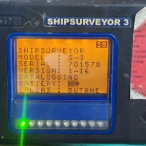 USED GMI SHIPSURVEYOR 3 S-3 VER.1-16 PORTABLE GAS DETECTOR- NEED CALIBRATION