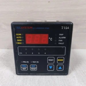 USED TECSYSTEM S.r.l Protection Relays T154 Temperature Controller T154ED08