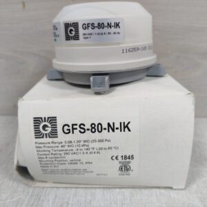 GREYSTONE GFS-80-N-IK DIFFERENTIAL PRESSURE SWITCH / NEW OPEN BOX