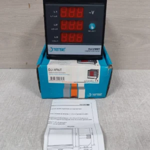 TENSE DJ-V96T DIGITAL THREEPHASE VOLMETER- NEW W/ FILTHY BOX