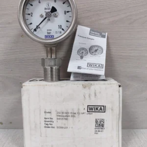 WIKA 232.30.063 Pressure Gauge-NEW OPEN BOX