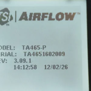 USED TSI Airflow Instruments TA465-P Multi-Function Ventilation REV 3.09.1