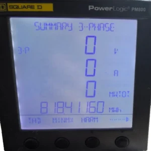 USED SCHNEIDER ELECTRIC SQUARE D POWER LOGIC PM800 / PM820 POWER METER-TRIED & TESTED