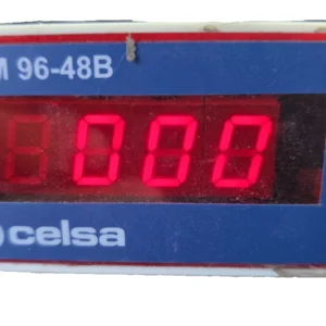 USED CELSA DAM 96-48B DIGITAL PANEL METERS 110VAC - TRIED & TESTED