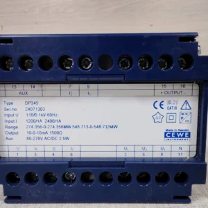 USED CEWE DP345 Transducer Input I 1200/1A - 2400/1A