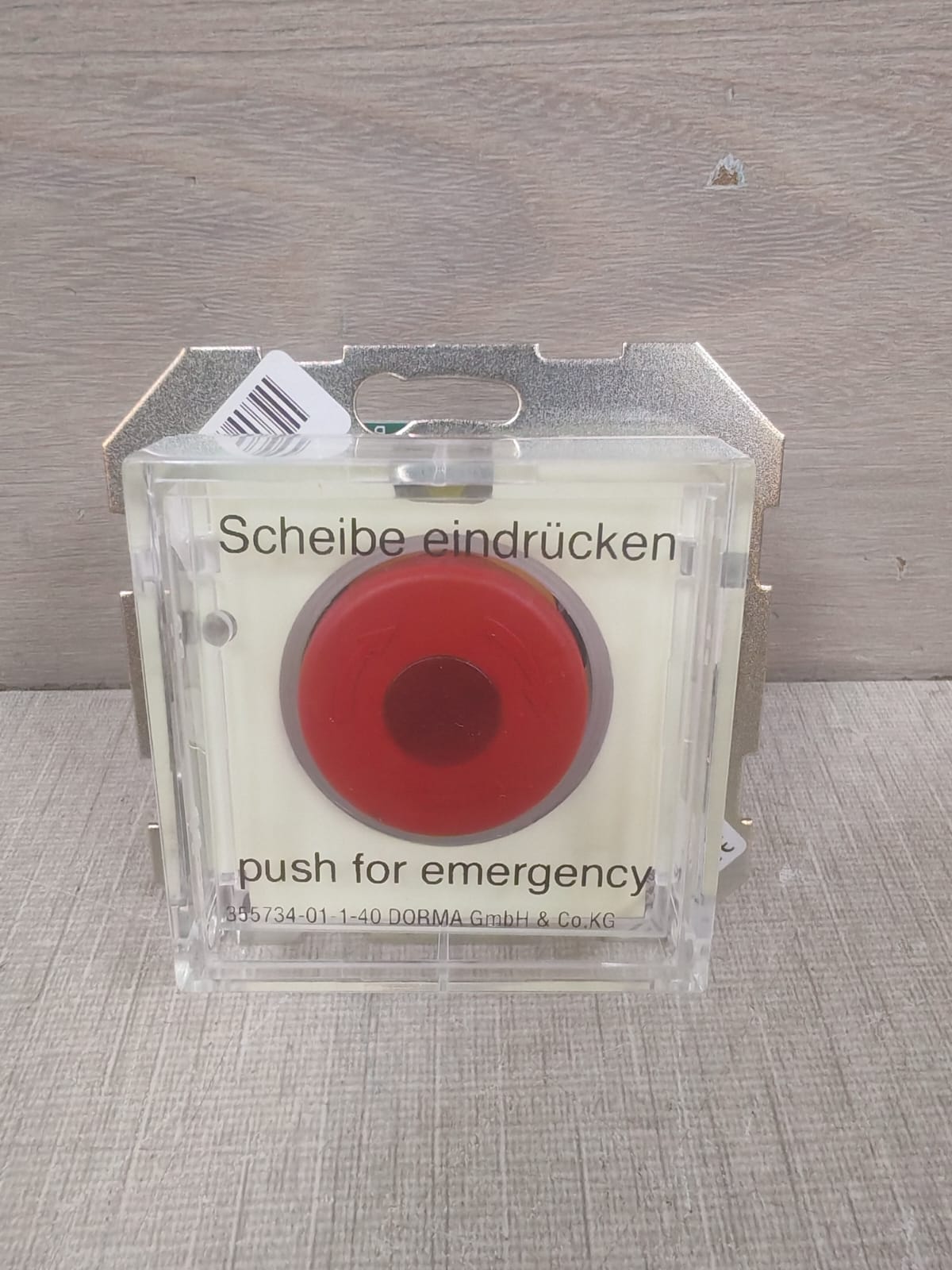 DORMA TL-ST 56330721 EMERGENCY PUSH BUTTON / NEW OPEN BOX - Image 2