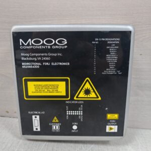 USED MOOG 6525654300 REV. B STATOR ELECTRONICS LASER BOX ANALOGIC 21-03614-03