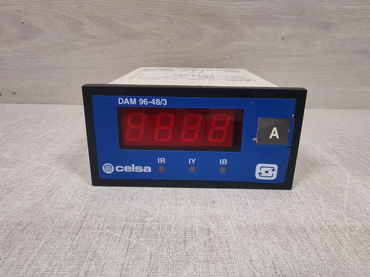 USED CELSA DAM 96-48/3 DIGITAL PANEL METERS 110VAC - TRIED & TESTED - Image 2