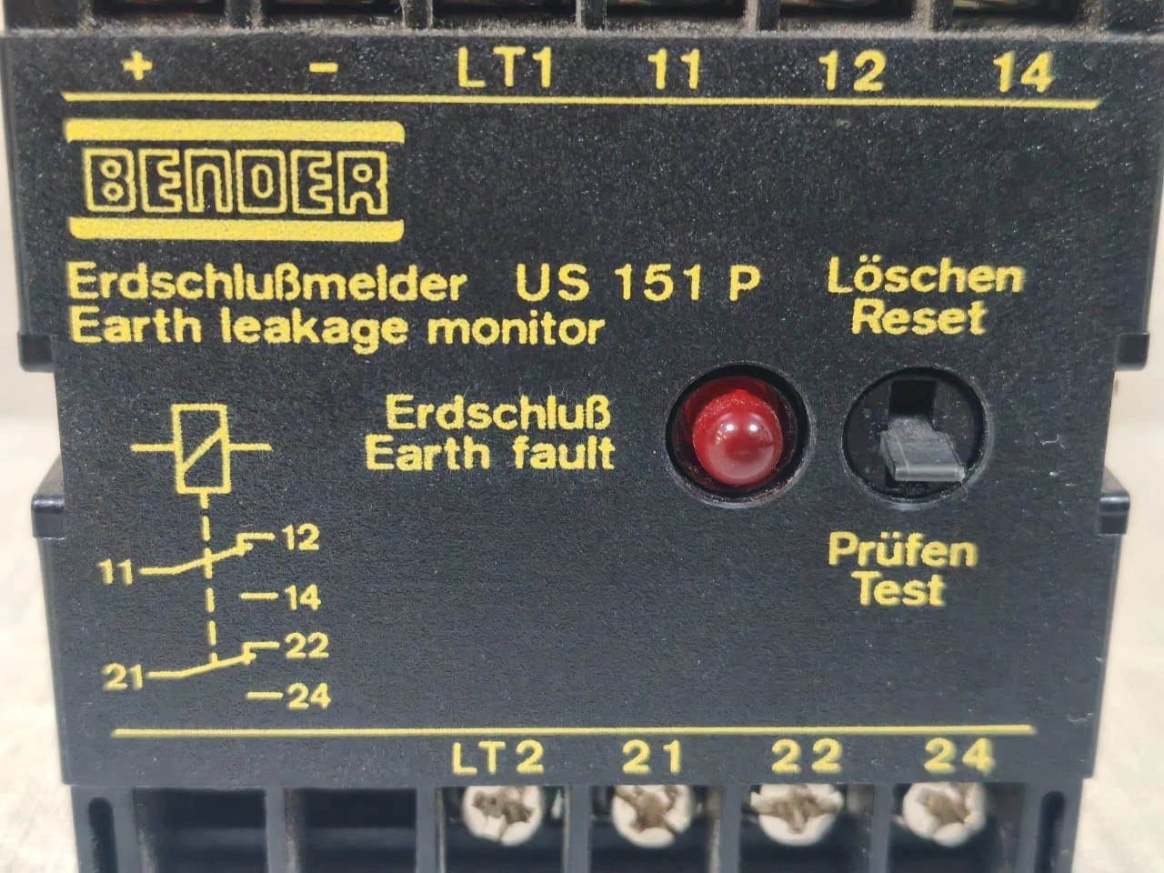 BENDER US151P-1 B918374 EARTH FAULT MONITOR - NEW W/O BOX - Image 2