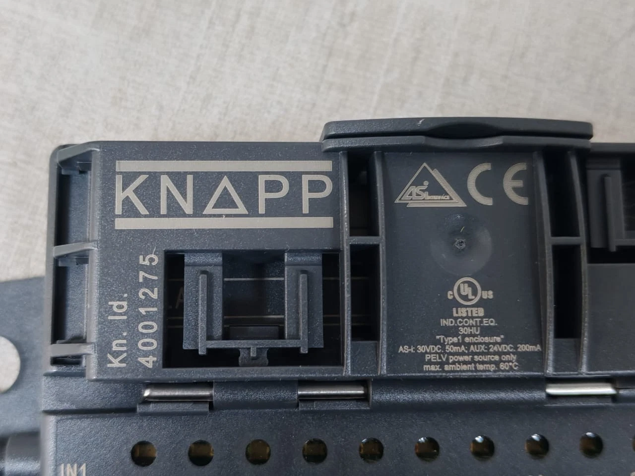 VBA-3E3A-G20-ZEL/M1L-P2-KNAPP AS-Interface I/O module 4001275-New Without Box - Image 2