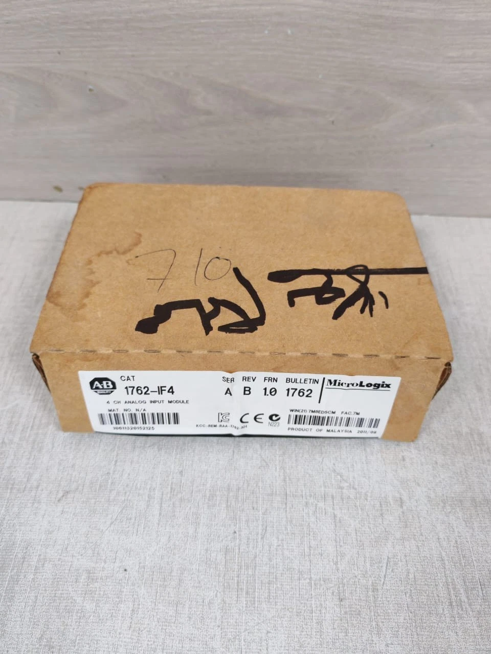 Allen-Bradley 1762-IF4 Ser A Rev B 4 CH MicroLogix Analog Input Module / NEW OPEN BOX - Image 2