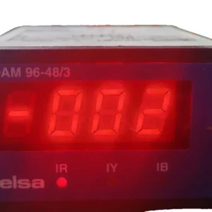 USED CELSA DAM 96-48/3 DIGITAL PANEL METERS 110VAC - TRIED & TESTED