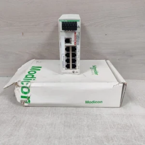 SCHNEIDER ELECTRIC TCSESB083F23F0 CONNEXIUM BASIC SWITCH 8TX- NEW W/ FILTHY BOX