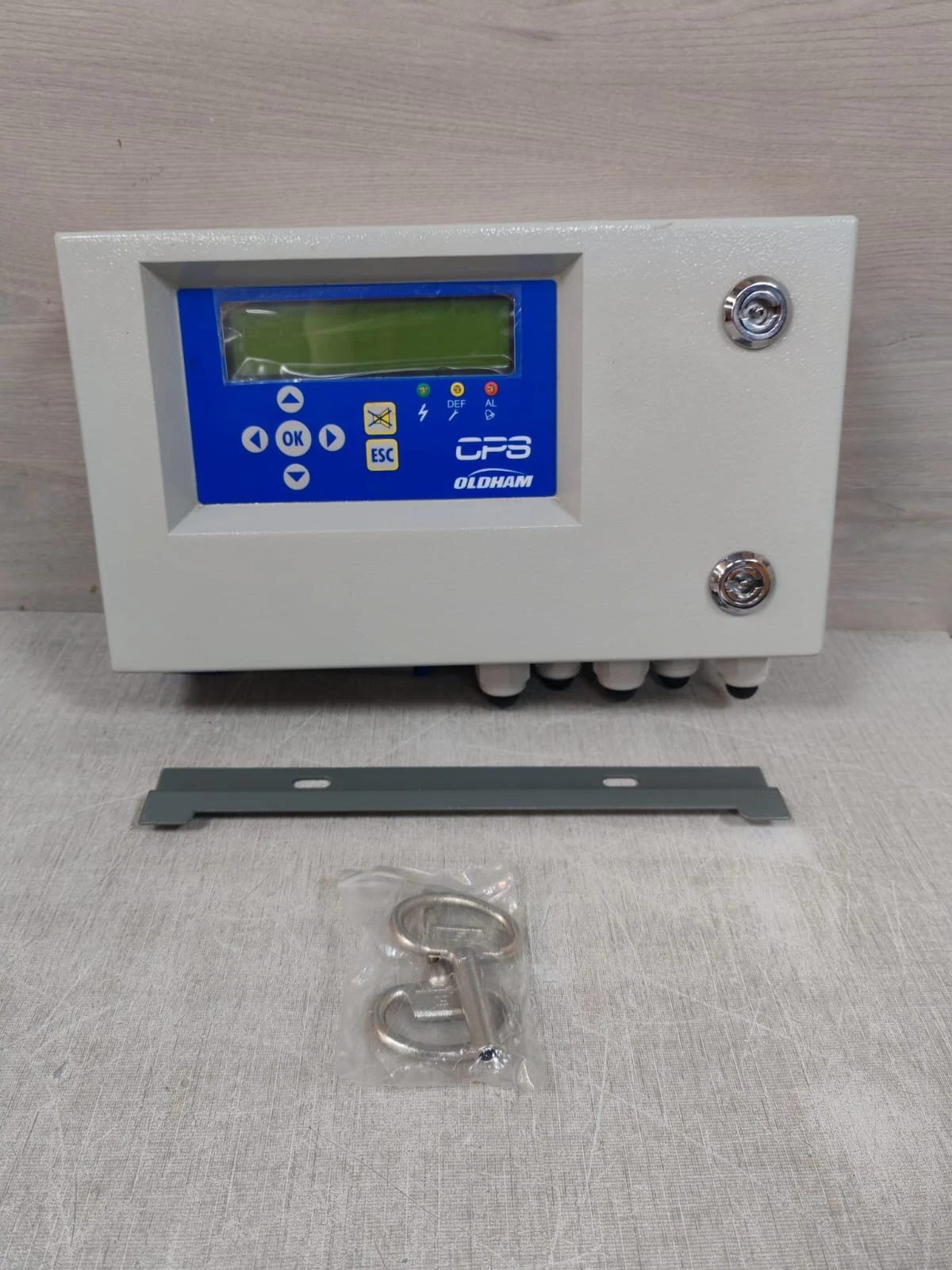 OLDHAM CPS 6514868 CONTROL UNIT TYPE 100-240VAC - NEW W/O ORIG. BOX & FILTHY BOX