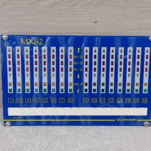 220258C Front Panel For Oldham MX62 Gas Detection-Seller Refurbished