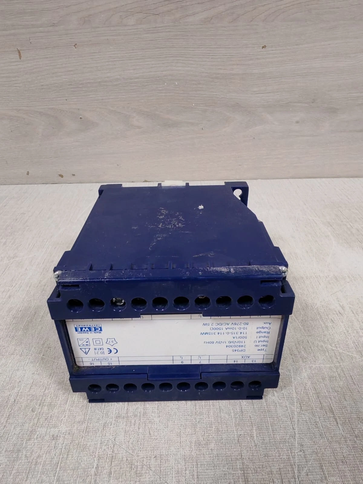 USED CEWE DP345 Transducer Input I 500/1A - Image 3