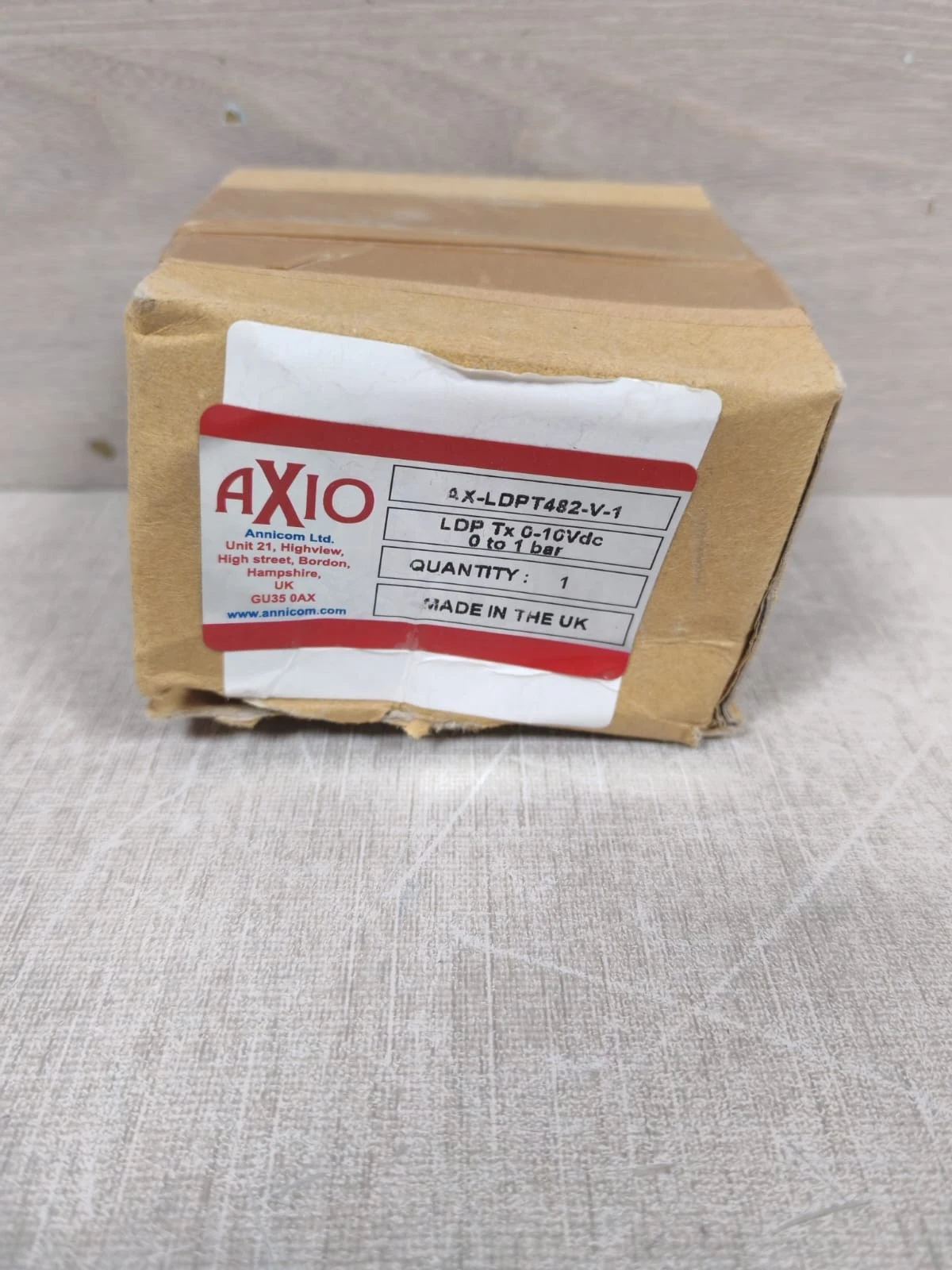 AXIO AX-LDPT482-V-1 RANGE 0 TO 1 BAR / NEW OPEN BOX - Image 3