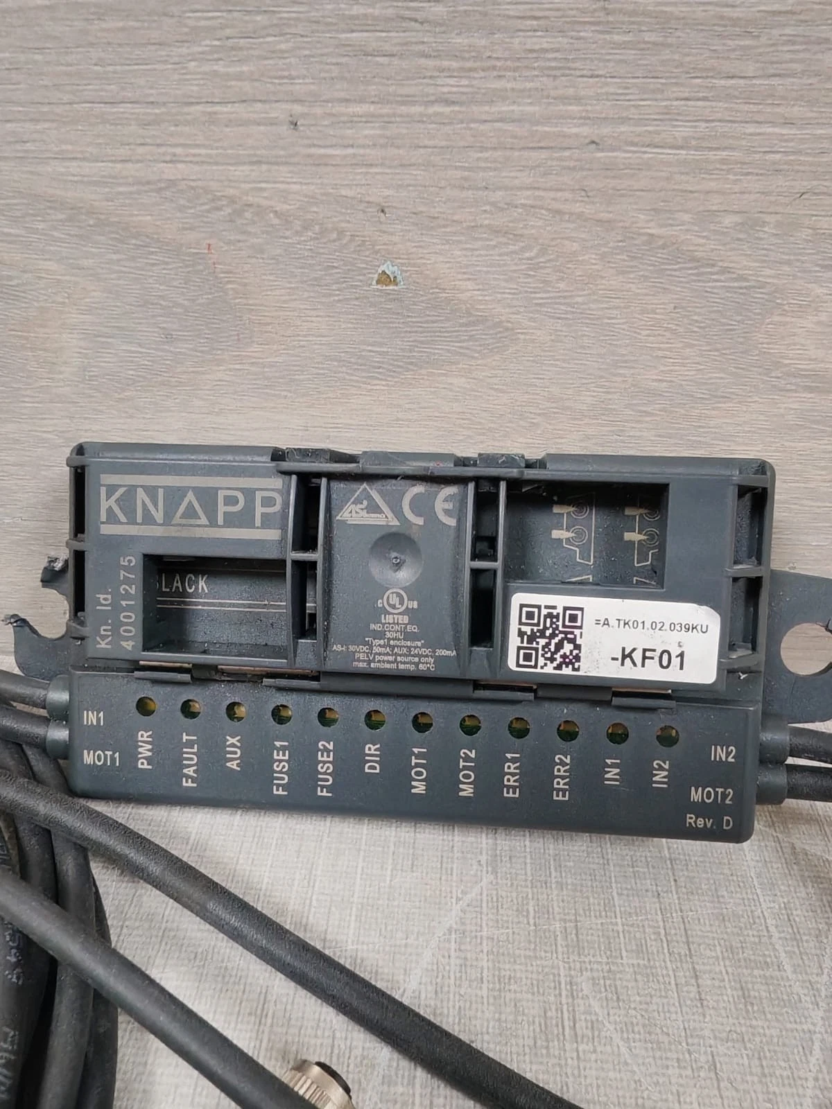 USED VBA-3E3A-G20-ZEL/M1L-P2-KNAPP AS-Interface I/O module 4001275 - Image 3