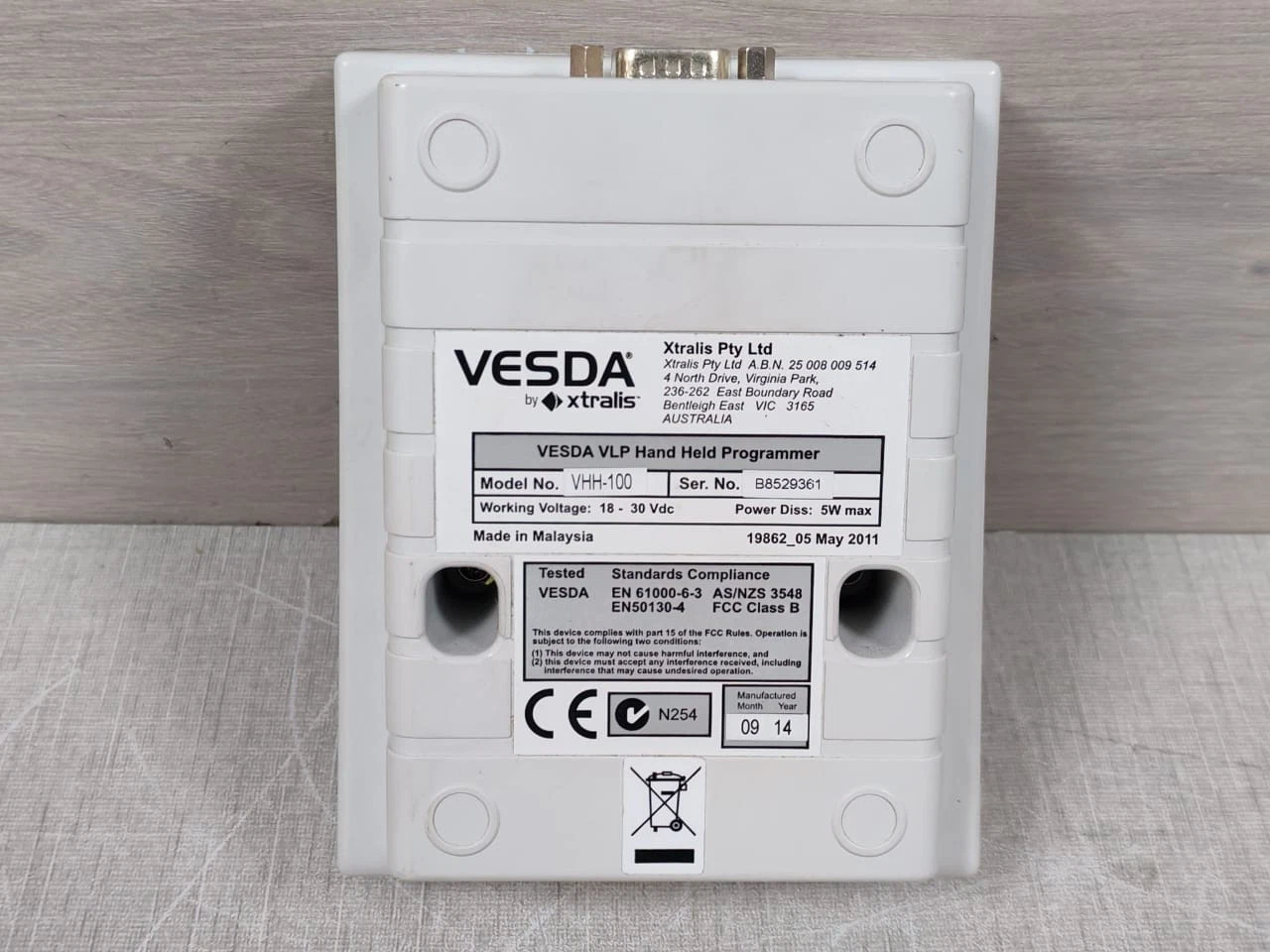 VESDA by XTRALIS VHH-100 Handheld Programmer-New without Box - Image 3