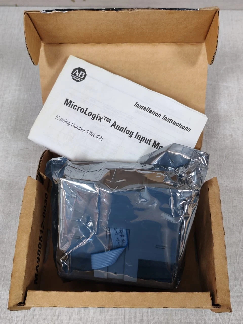 Allen-Bradley 1762-IF4 Ser A Rev B 4 CH MicroLogix Analog Input Module / NEW OPEN BOX - Image 3