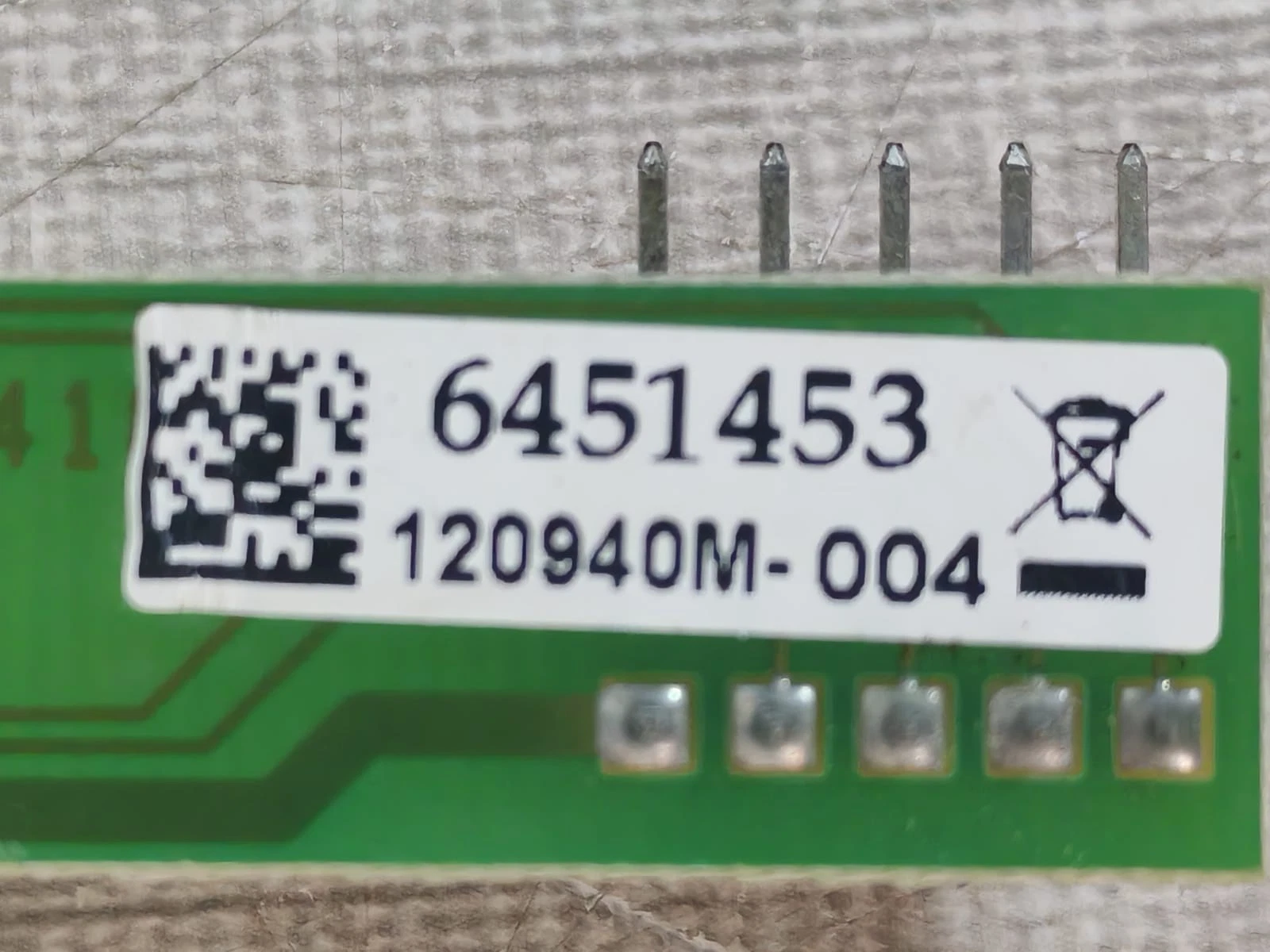 6151418 / 6451453 PCB with 4 push-button switches-New Without Box - Image 3