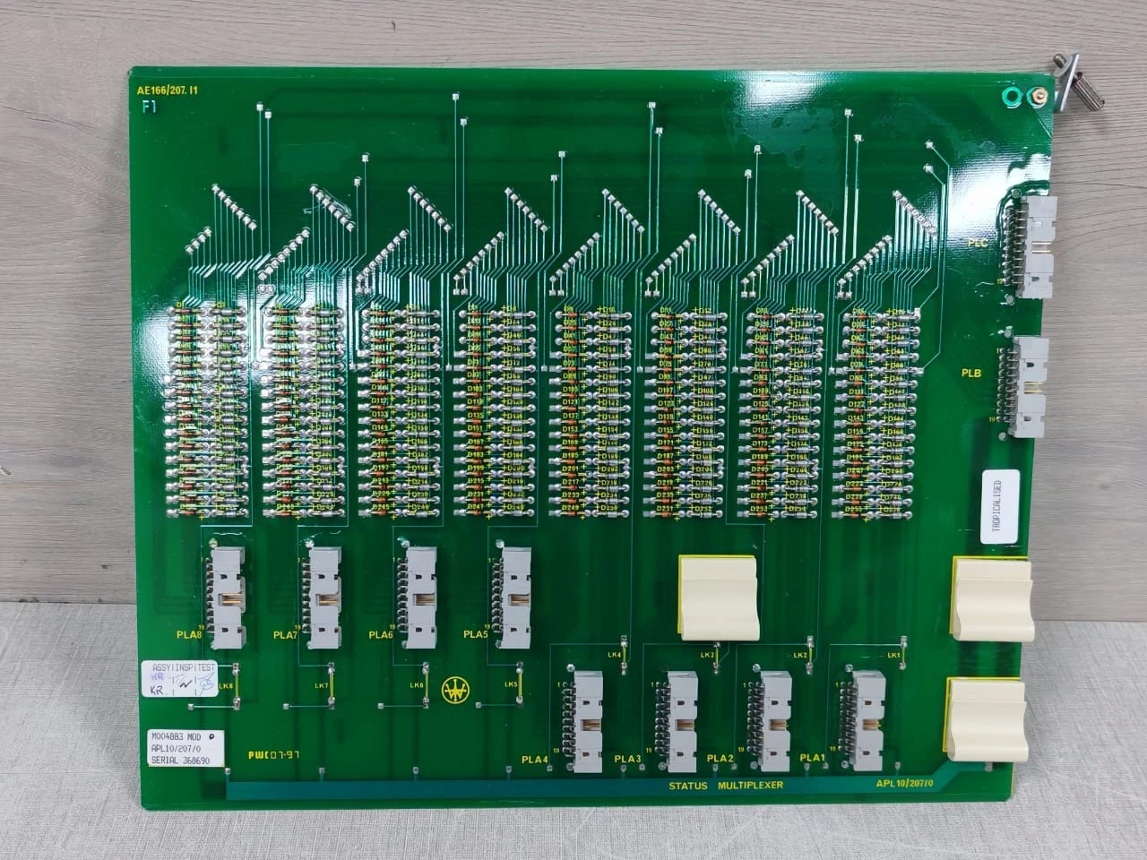 WestingHouse APL10/207/0 Status Multiplexer Board AE166/207.I1-New Without Box