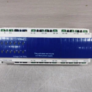 USED CLIPSAL C-BUS2 L5512RVF 12 CHANNEL VOLTAGE FREE RELAY (MFG-2013)