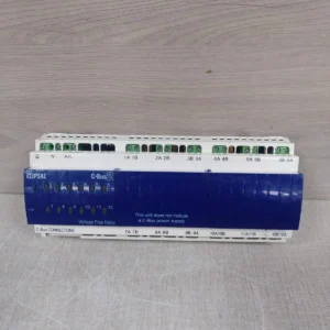 USED CLIPSAL C-BUS2 L5512RVF 12 CHANNEL VOLTAGE FREE RELAY (MFG-2014)