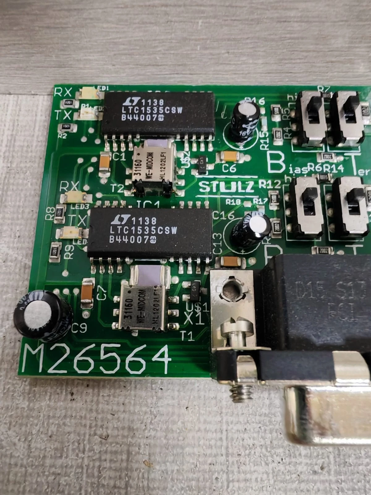 USED STULZ M26564 PRINTED CIRCUIT BOARD - Image 2