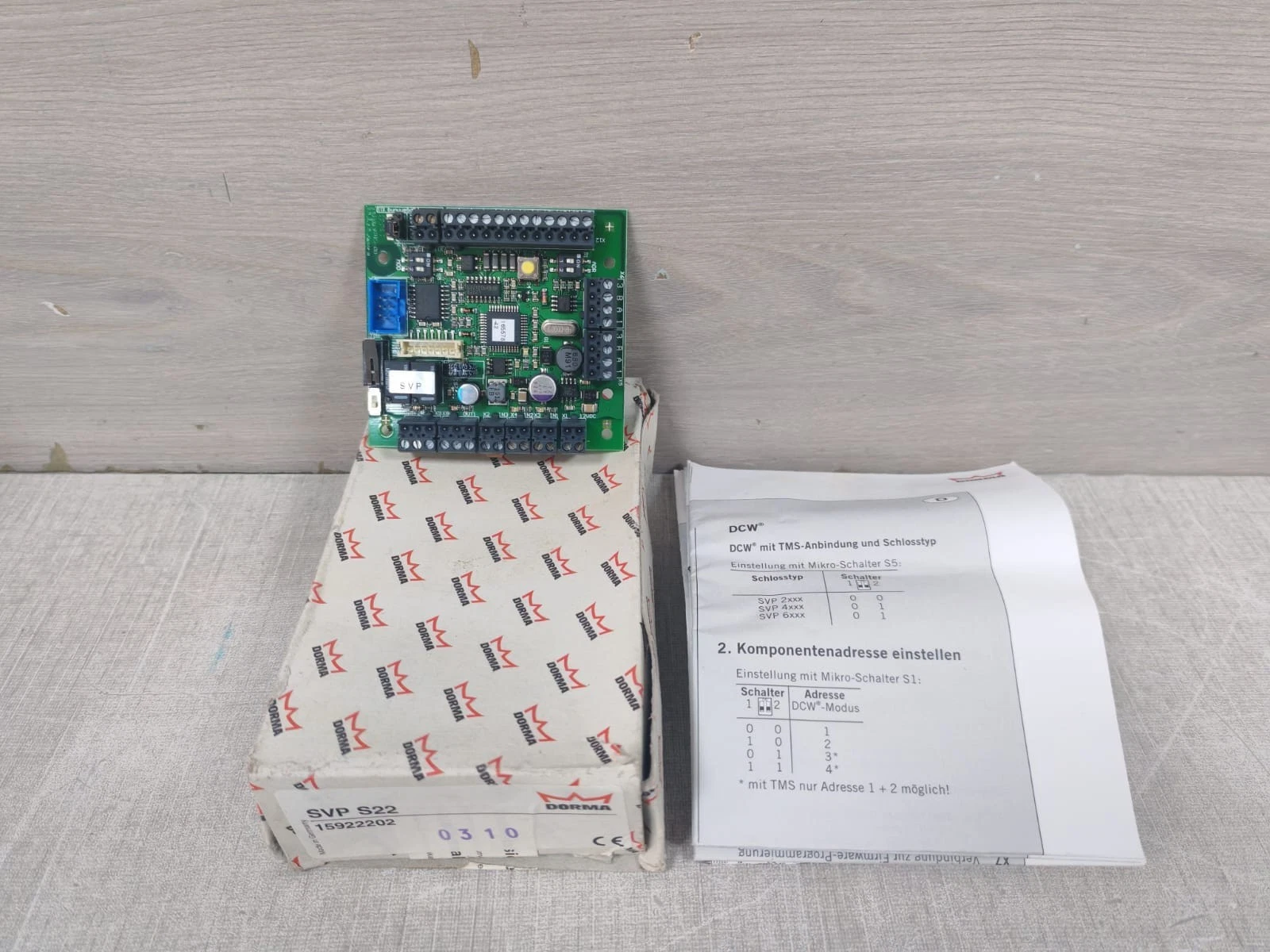 Dorma SVP S22 DCW/LON 15922202 - NEW OPEN BOX