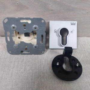 GIRA 0492 23 System 55,Aluminum Cover Key Switch Dorma 56330701-New Without Box