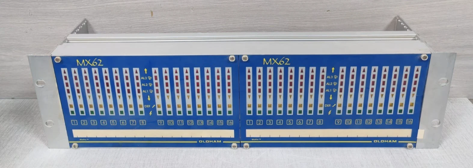 USED OLDHAM MX62 Gas Detection Front Panel